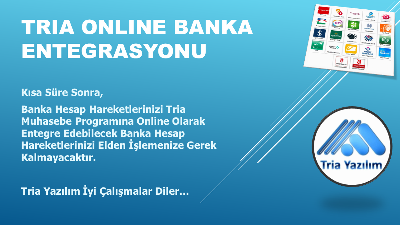 Tria Online Banka Entegrasyonu