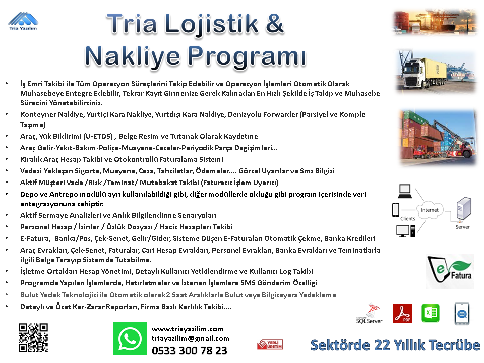 Tria Nakliye Programı